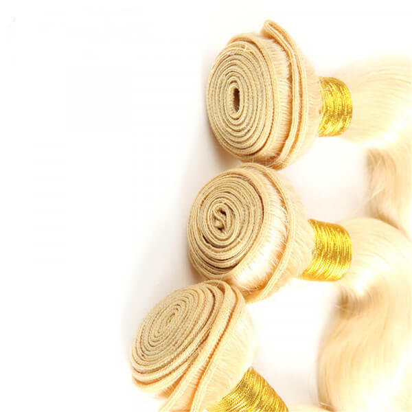 3pcs 613 Blonde Bundles Body Wave Weave Virgin Hair Extension 3 Bundle Deals