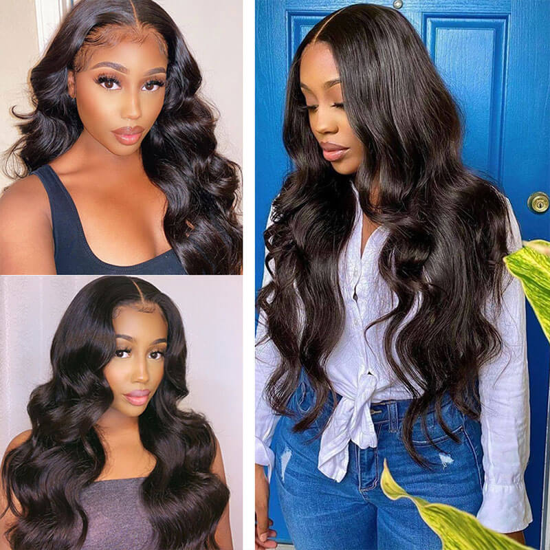 Flash Sale 30inch 150% Density Body Wave 13x4 Lace Front Wigs with Baby Hair