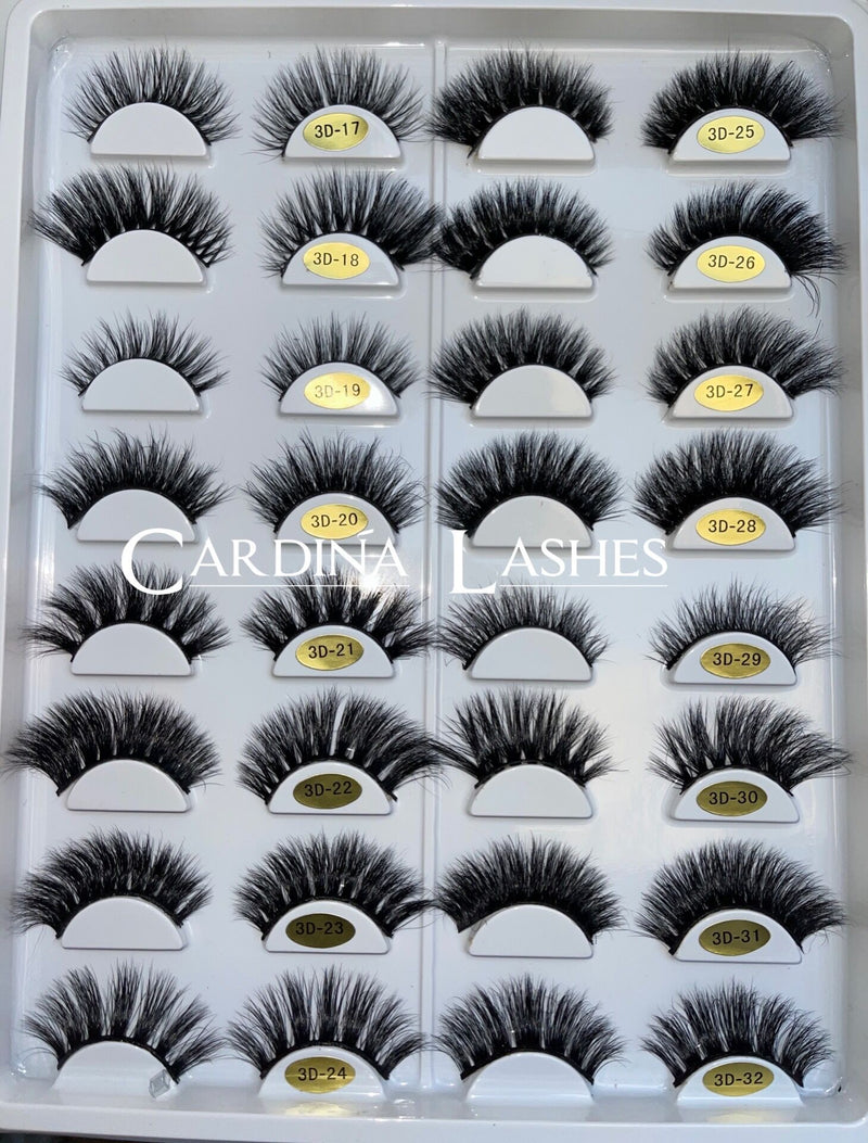 Factory Hot selling 20mm 3D Mink Eyelashes