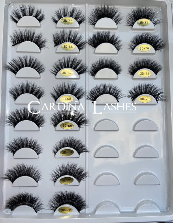 Factory Hot selling 20mm 3D Mink Eyelashes