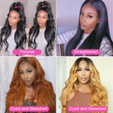 Flash Sale 30inch 150% Density Body Wave 13x4 Lace Front Wigs with Baby Hair