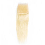 613 Blonde 4X4 Transparent Lace Closure