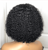 Straight/Curly 150% Density Bob Virgin Human Hair Lace Front Wigs