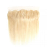 613 Blonde Straight Brazilian Virgin Hair 13x4 Lace Frontal