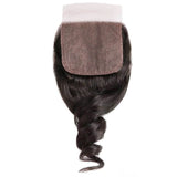 Brazilian Remy Hair Loose Wave 4x4 Closure with 3 PCS Top Quality Bundles