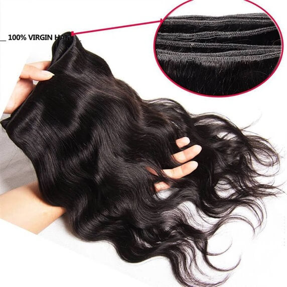 10A Brazilian Virgin Hair Weave Body Wave 4 Bundles Deals High Quality Extensions