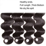 10A Brazilian Virgin Hair Weave Body Wave 4 Bundles Deals High Quality Extensions