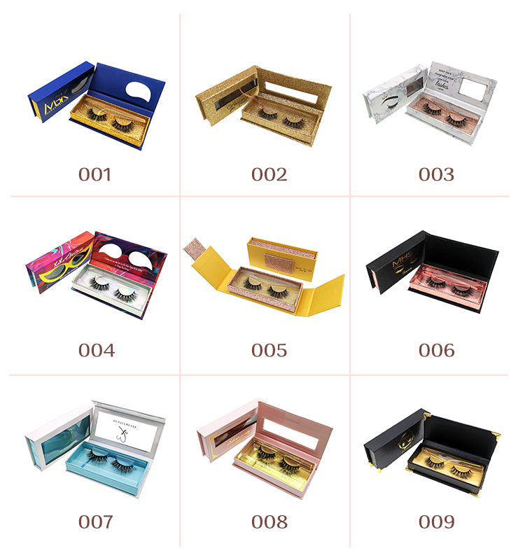 Private label handmade vendor handicraft 5D mink Eyelashes with custom box