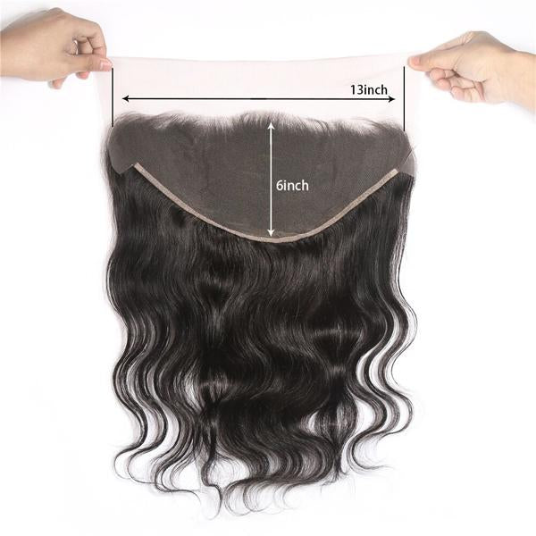 13x6 Transparent Lace Frontal Ear to Ear Brazilian Straight Hair