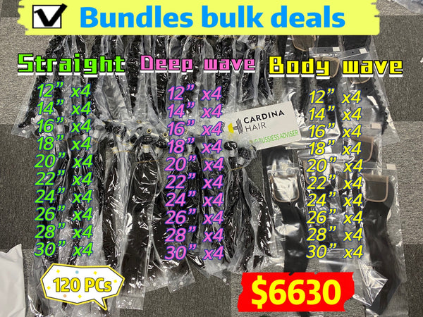 120 PCS NATURAL COLOR  BULK BUNDLES DEALS