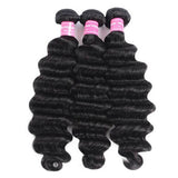 3PCS Bundles Loose Deep Wave Weave Virgin Hair Extension 3 Bundle Deals