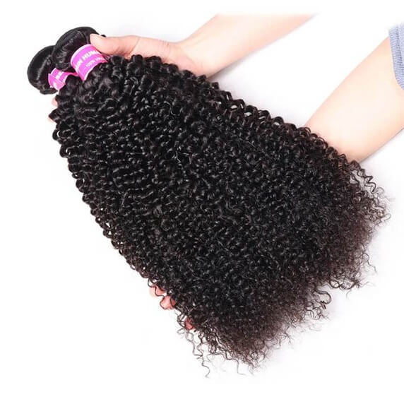 Peruvian 3pcs Bundles Kinky Curly Weave Virgin Hair Extension 3 Bundle Deals