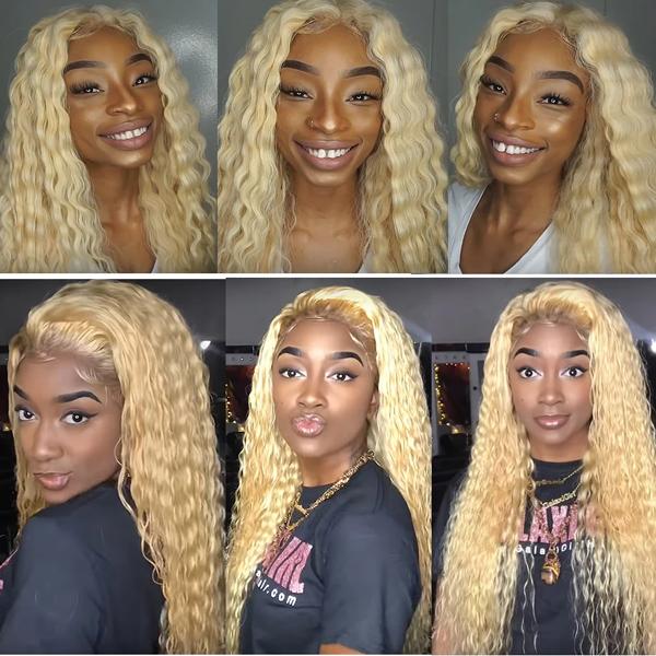 613 Blonde 4X4 Transparent Lace Closure