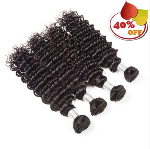 Deep Wave Brazilian Human Hair 3 Bundles