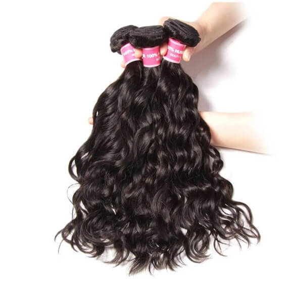 High Quality 3pcs Bundles Natural Wave Weave Virgin Hair Extension 3 Bundle Deals