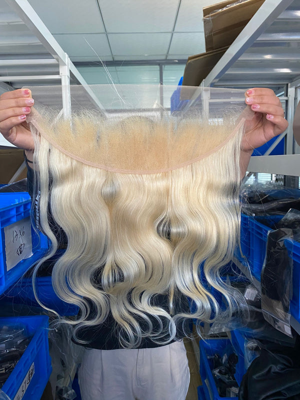 613 Blonde 13X4 Transparent Lace Frontal