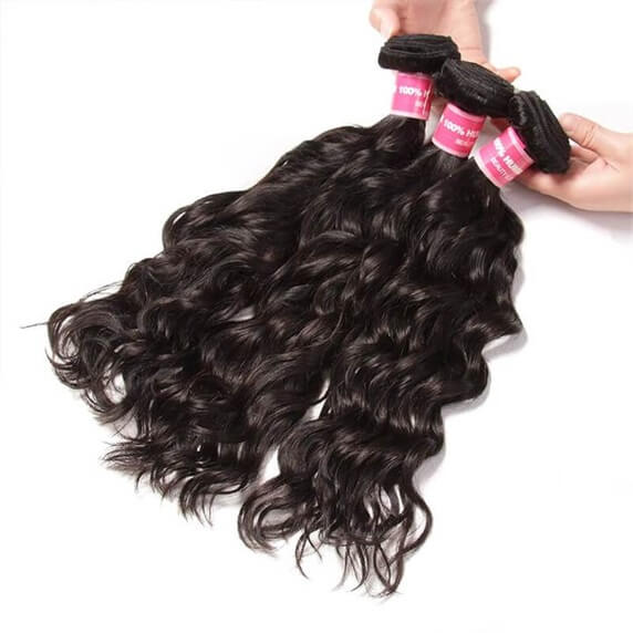 Natural Wave 4 Bundles Deals Virgin Hair Weave High Quality Extensions