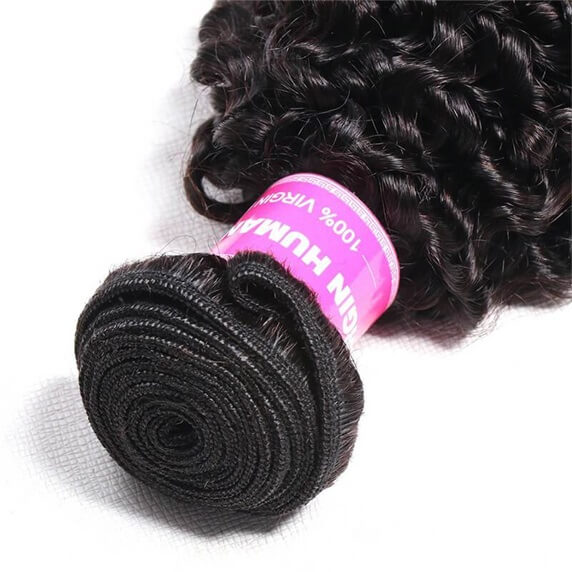 10A Virgin Hair Weave Kinky Curly 4 Bundles Deals High Quality Extensions