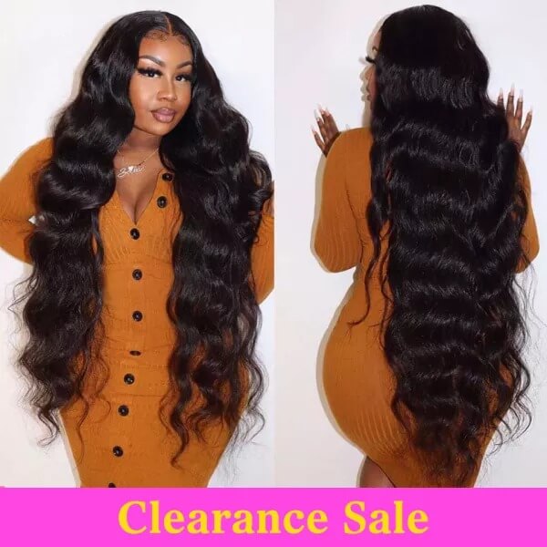 13x6 Body Wave Lace Front 100% Virgin Human Hair Wig with Baby Hair