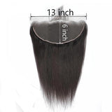 13x6 Transparent Lace Frontal Ear to Ear Brazilian Straight Hair