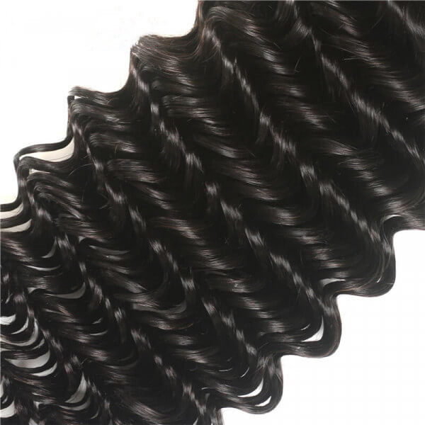 Peruvian Deep Wave 5x5 Lace Closure with Baby Hair