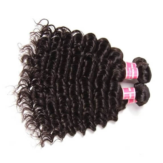 Peruvian Virgin Hair Weave Deep Wave 4 Bundles Deals High Quality Extensions