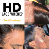 Super Nartual Swiss HD Lace Front Deep Wave 100% Virgin Human Hair Wig