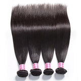 10A Brazilian Virgin Hair Weave Straight 4 Bundles Deals High Quality Extensions