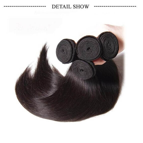 10A Brazilian Virgin Hair Weave Straight 4 Bundles Deals High Quality Extensions