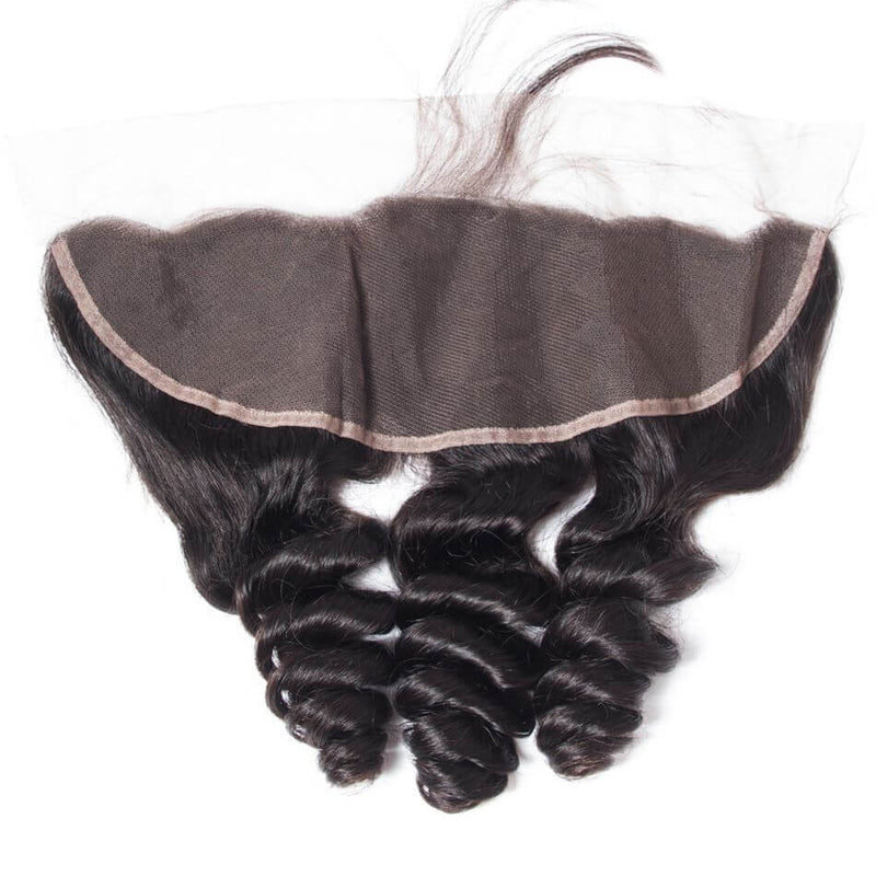 Brazilian 10A Virgin Hair Loose Wave 13x4 Lace Frontal