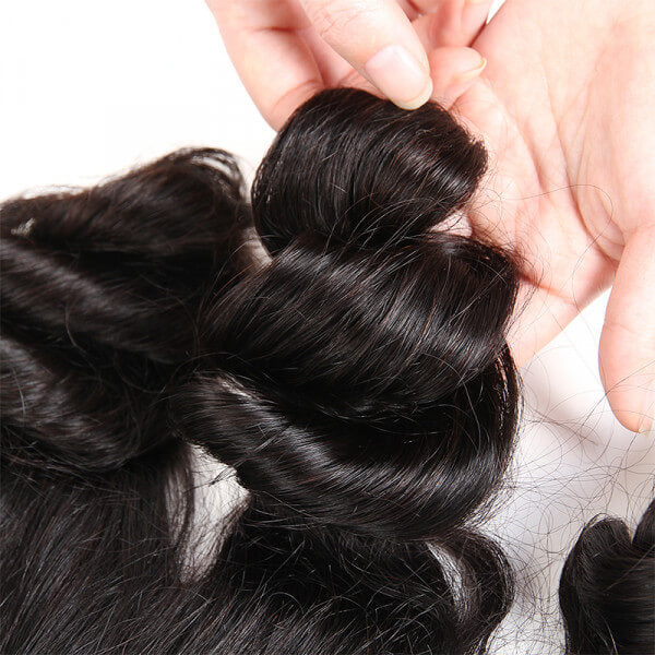 Brazilian 10A Virgin Hair Loose Wave 13x4 Lace Frontal