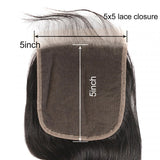 3pcs Body Wave Bundles with 5x5 Closure Remy Human Hair Weave with Closure
