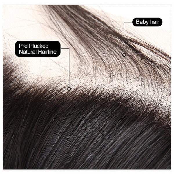 Peruvian Hair Straight 13x4 Virgin Hair Lace Frontal
