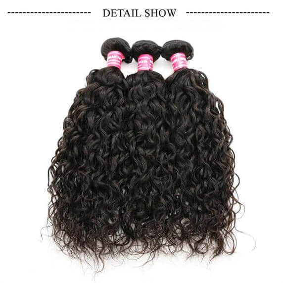 Malaysian 3pcs Bundles Water Wave Weave Virgin Hair Extension 3 Bundle Deals